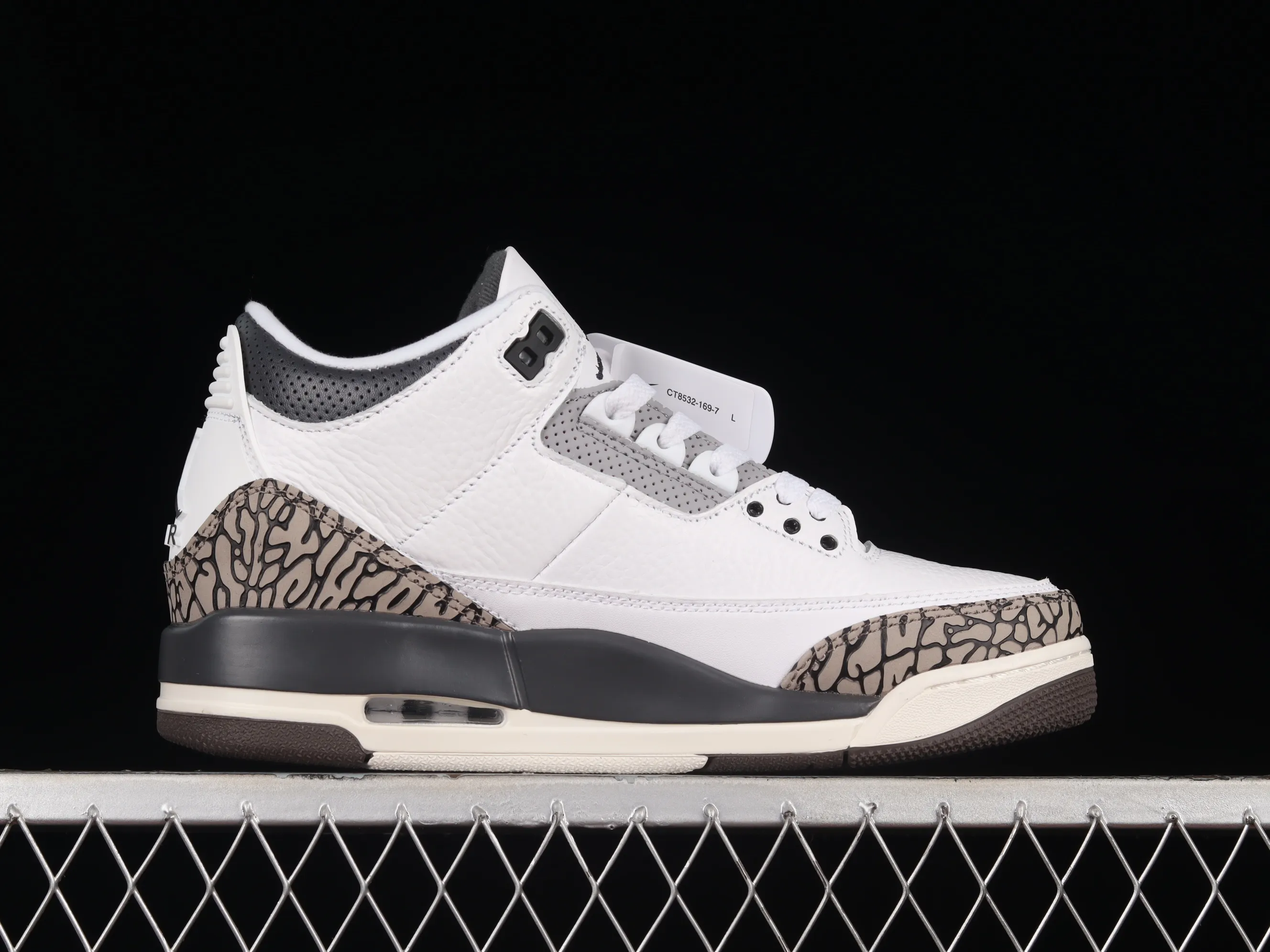 All categories Air Jordan Jordan series basketball shoes Air Jordan 3 Air Jordan 3 Retro "Gray Tone" AJ3 Joe 3 gray tone CT8532-169